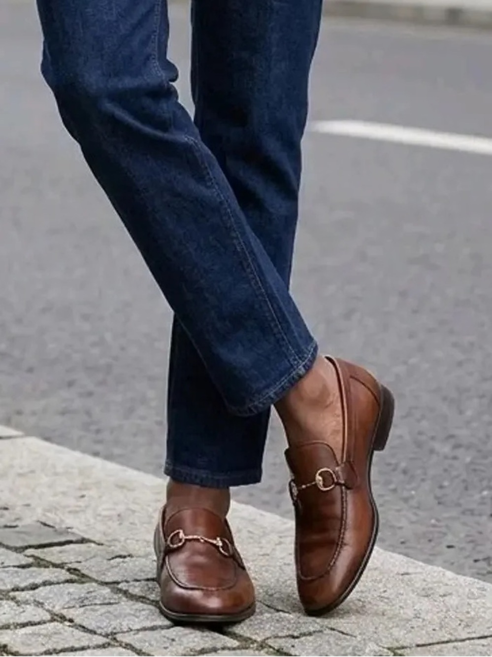 Magnanni Rafa Leather Bit Loafers Men’s 10 M Brown Cognac Neiman Marcus Spain
